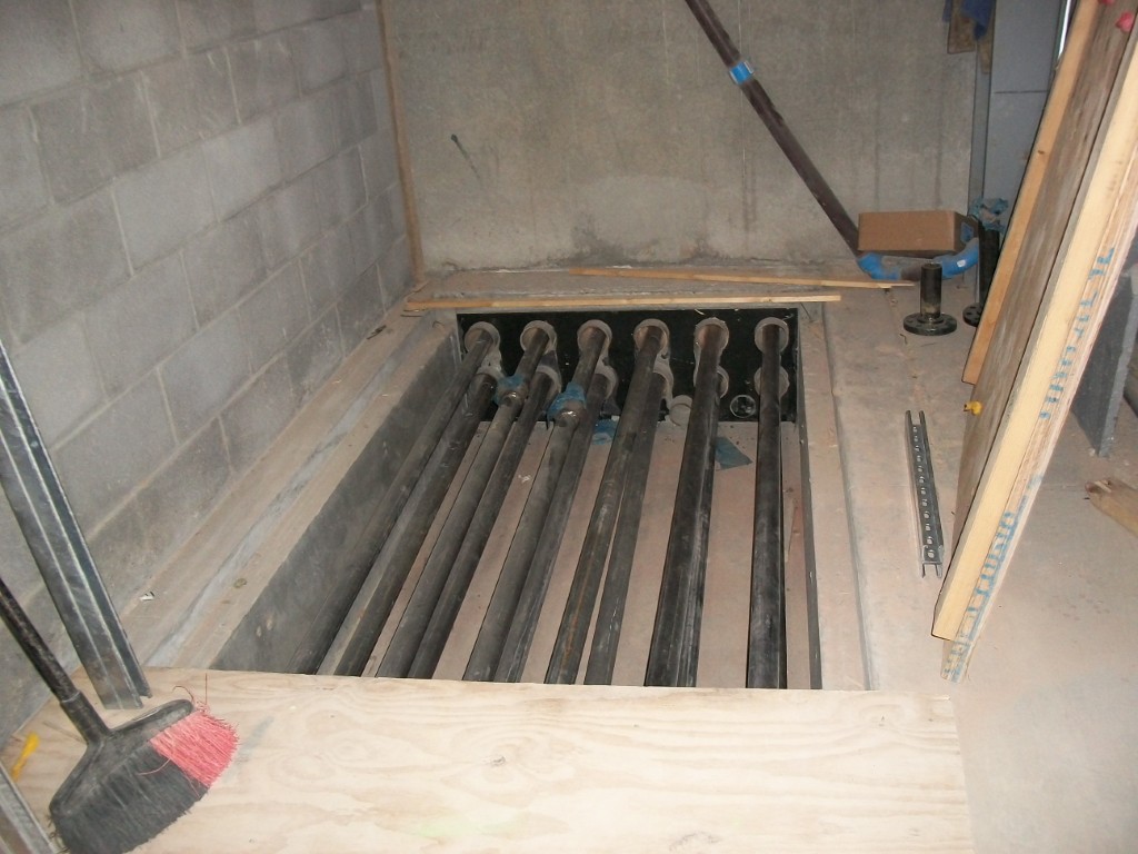 06 interior piping in floor
