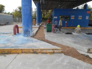 10 piping backfilled