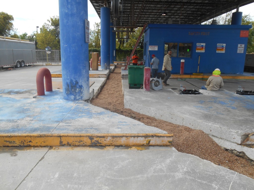 10 piping backfilled