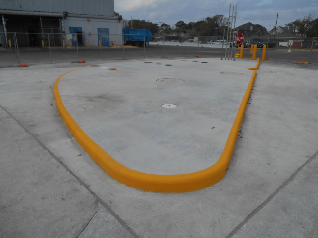 11 concrete pourback over ust's