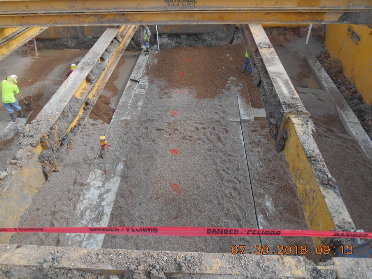 12 tankhold shored and bedded