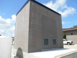 17 control building completed