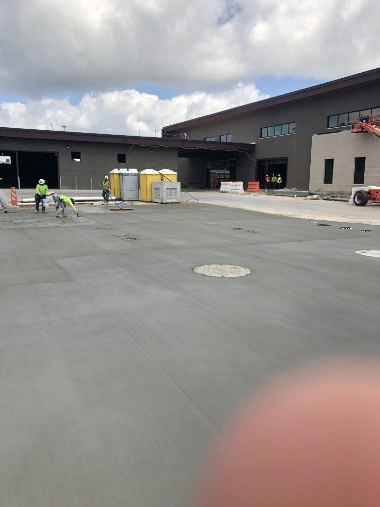 19 tank slab poured