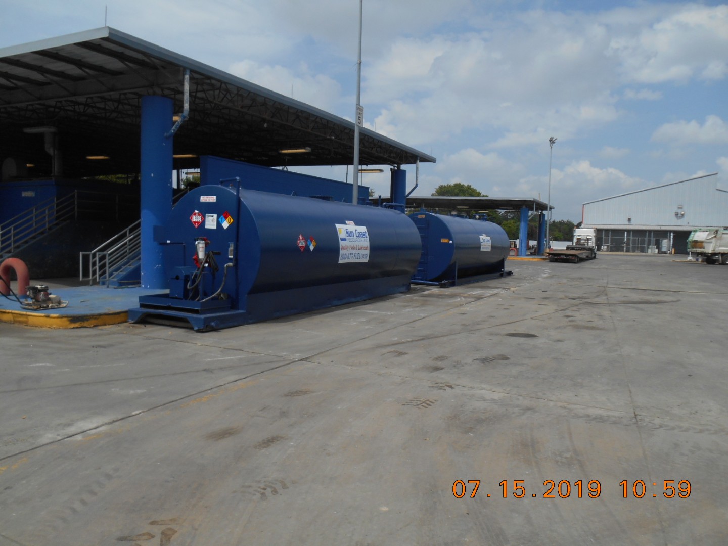 1a temp tanks installed