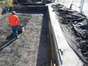 2 getting subgrade prepped for foundation