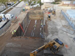 2 tankhold bedded ready for tanks