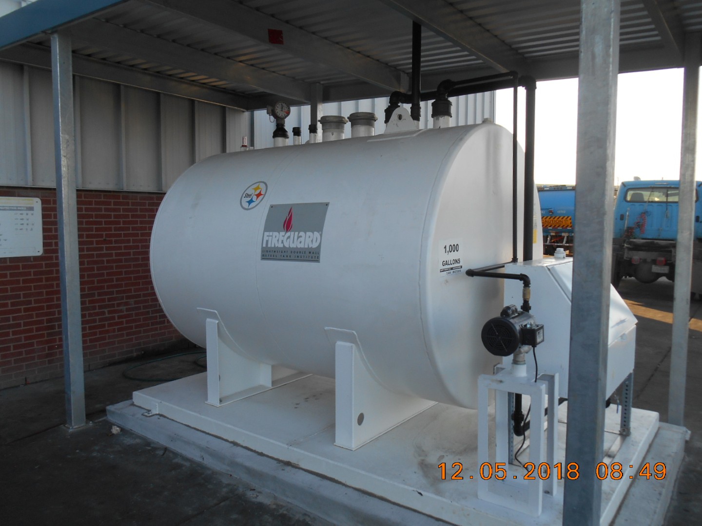 20 ast installed and piped