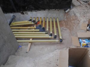 21 piping entering building