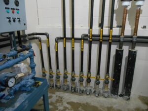 23 piping entering pump room