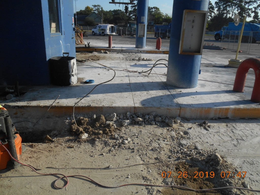 4 demo for new piping