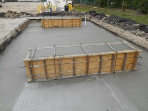 6 foundation poured