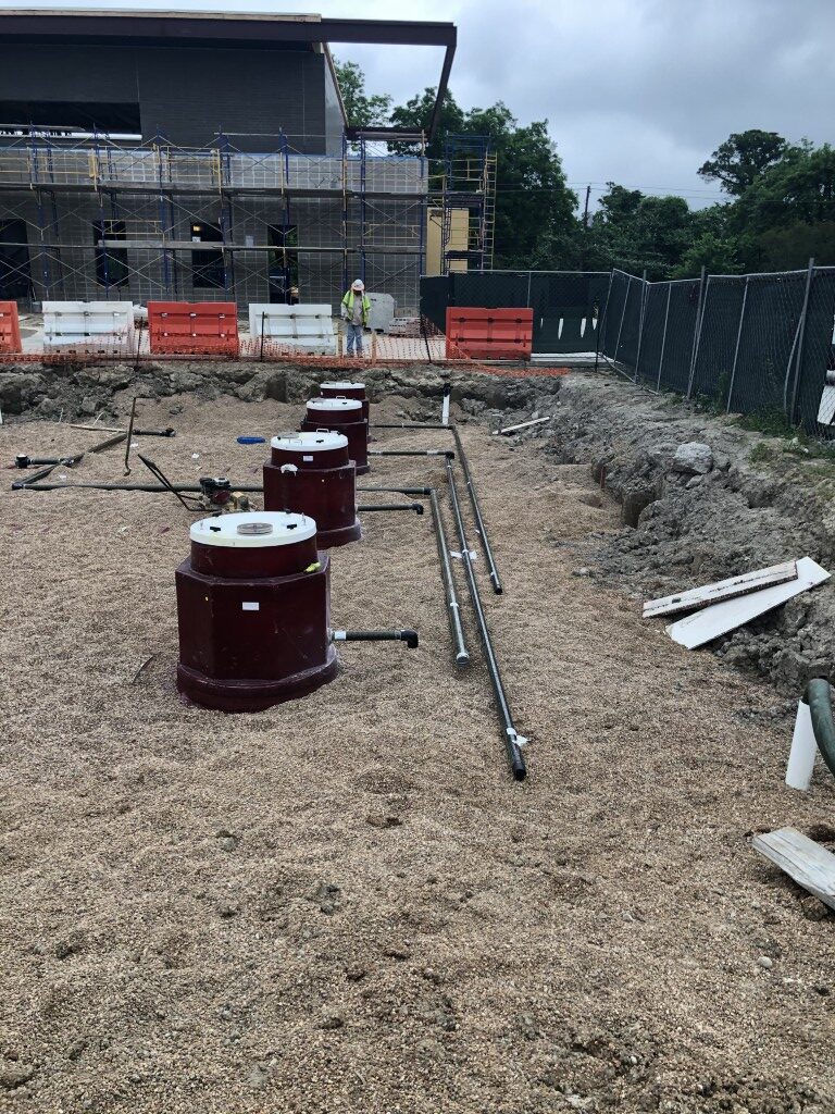 7 piping over tank top