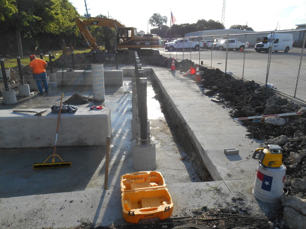 8a bollards installed