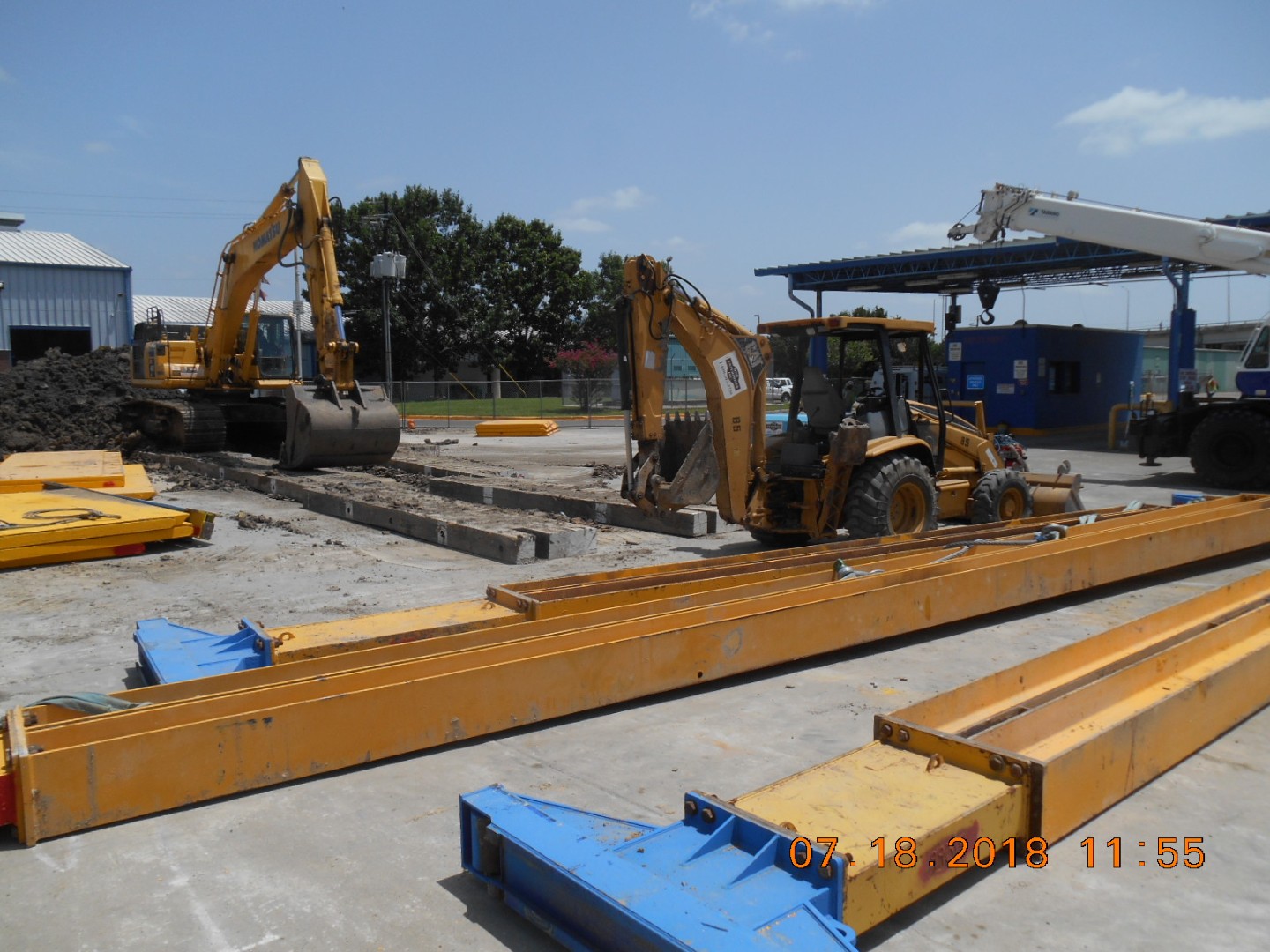 9 tank shoring materials