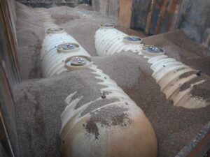 9 tanks being backfilled